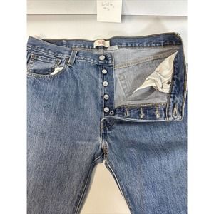 Vintage Levis 501 Jeans Mens 36x32 Straight Leg Denim 90s Jeans (#3) Button Fly